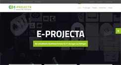 Desktop Screenshot of e-projecta.com